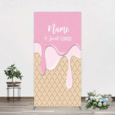 Aperturee Aperturee Sweet One Pink Girls Birthday Rectangle Backdrop